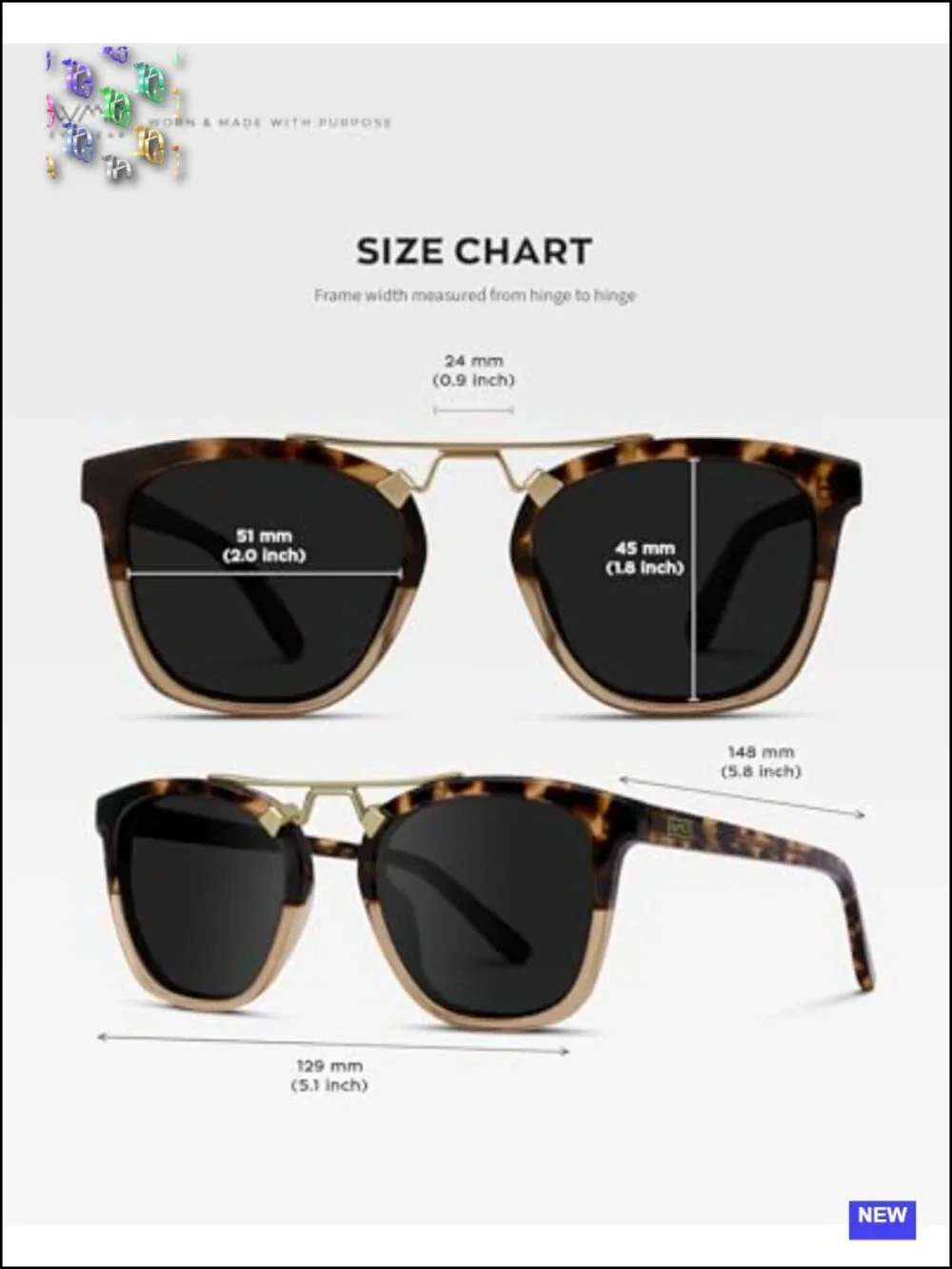 Oversized Square Polarized Sunglasses for Women UV400 Acetate